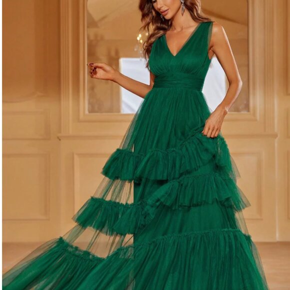 Faeriesty Dresses & Skirts - Tiered Ruffle Tulle Gown